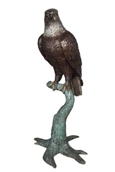 Eagle On A Tree Bronze Sculpture